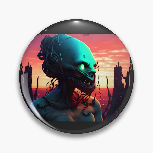 Item preview, Horrid Zombie and sunset designed and sold by Chubuter.