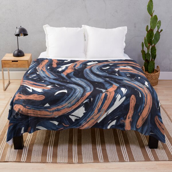 Item preview, Abstract Swirly Pattern Blue designed and sold by druidwolfart.