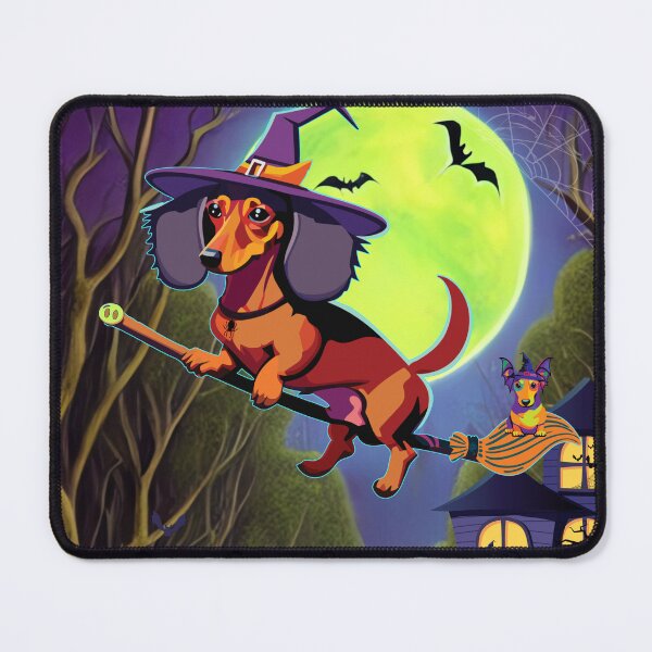 Item preview, Dachshund Halloween: A Witchy Halloweenie! designed and sold by therealbooty.