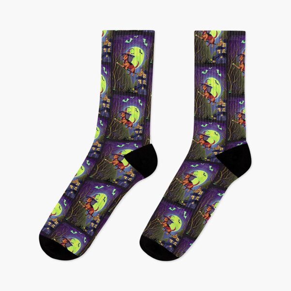 Item preview, Dachshund Halloween: A Witchy Halloweenie! designed and sold by therealbooty.
