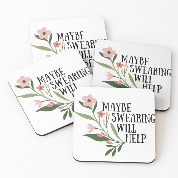 Item preview, Maybe Swearing Will Help Funny designed and sold by easlypsiko.