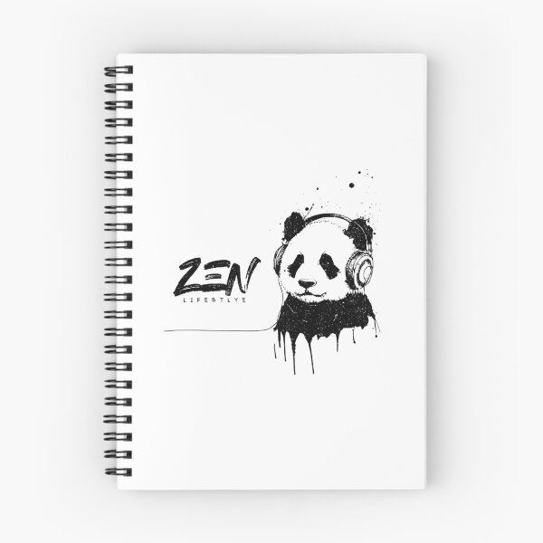 Item preview, Zen Lifestyle - Ink Panda Listening To Music designed and sold by Urban-Alien.