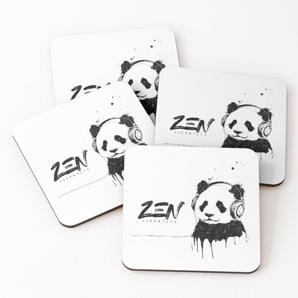 Item preview, Zen Lifestyle - Ink Panda Listening To Music designed and sold by Urban-Alien.