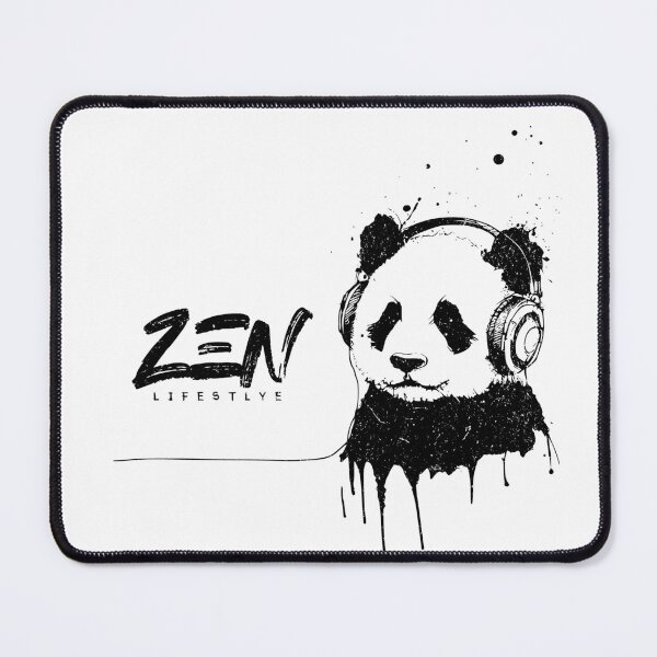 Item preview, Zen Lifestyle - Ink Panda Listening To Music designed and sold by Urban-Alien.