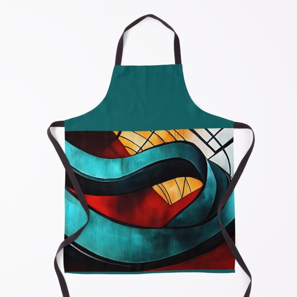 Item preview, Avant-Garde Urban Architecture Abstract Composition with Geometric Red Yellow White Shapes designed and sold by OlfactoART Studio.