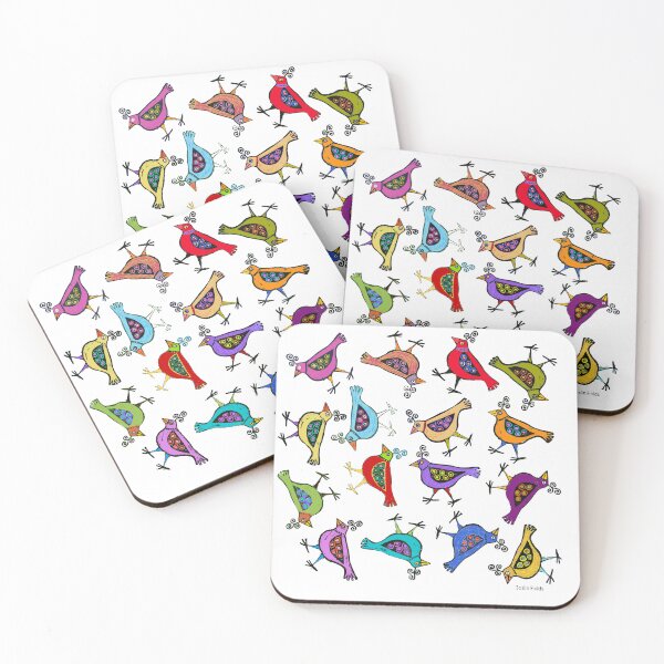 Item preview, Colorful flock designed and sold by Joslin Fields.