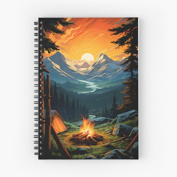 Item preview, camping in a pine forest designed and sold by otastd.