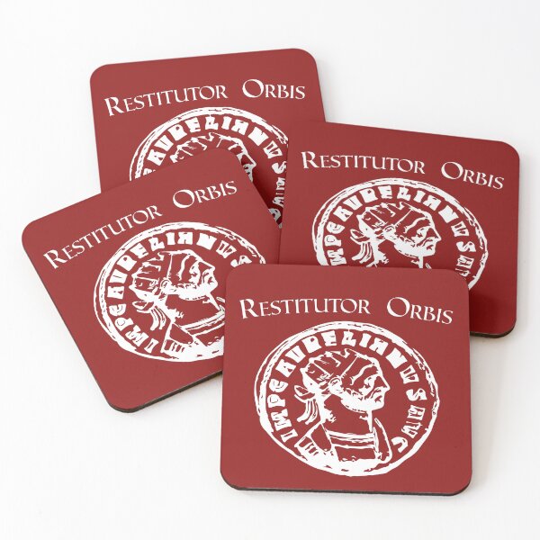 Item preview, Roman Emperor Aurelian Coin Motif Restitutor Orbis designed and sold by Historic-Art.