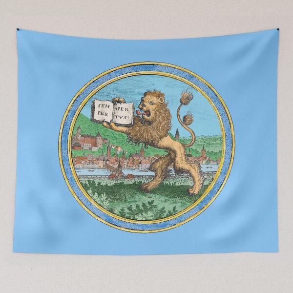 Item preview, Lion holding the book of learning. designed and sold by Luggnagg.