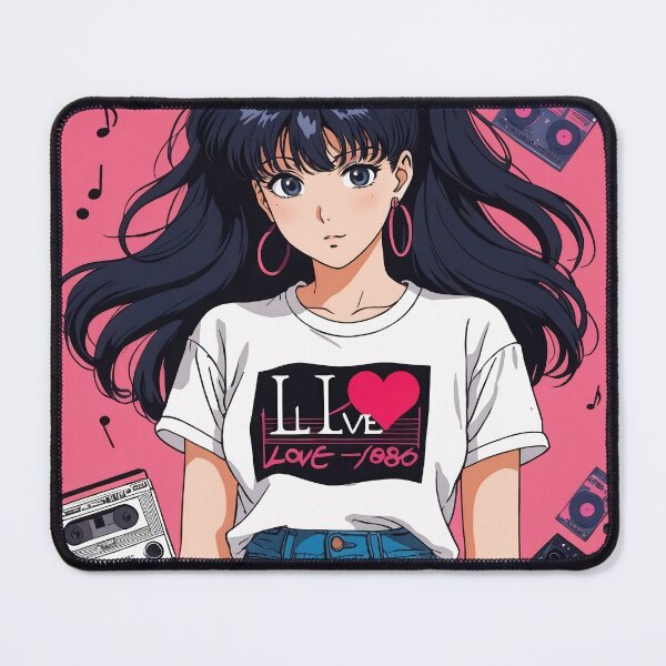 Item preview, the 1980s anime aesthetic `Love Music`. designed and sold by Chills-shop.
