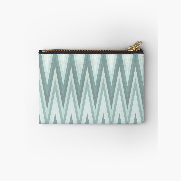 Item preview, Cold White Colors Chevron Zig-Zag Pattern designed and sold by SusurrationStud.