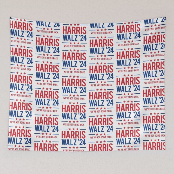 Item preview, Harris Walz - We're Not Going Back designed and sold by partyfarty.