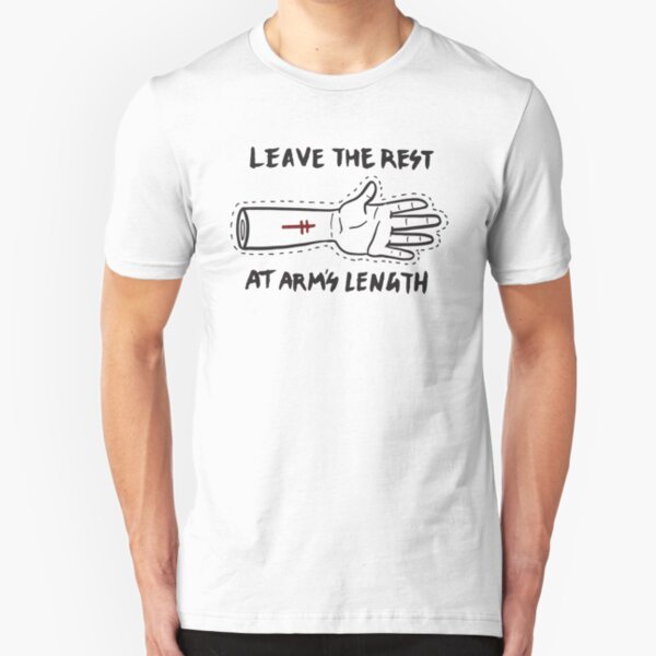 Good vs. Bad Arms - Frightened Rabbit Slim Fit T-Shirt