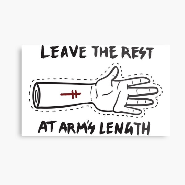 Good vs. Bad Arms - Frightened Rabbit Metal Print