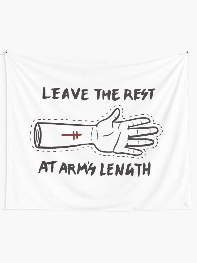"Good vs. Bad Arms Frightened Rabbit" Tapestry for Sale by KrisKarlson Redbubble