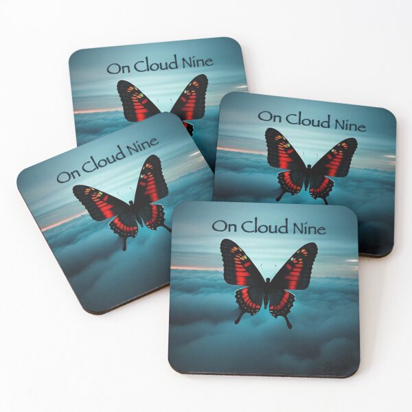 Item preview, On Cloud 9 Red Butterfly  designed and sold by IvaRenee.