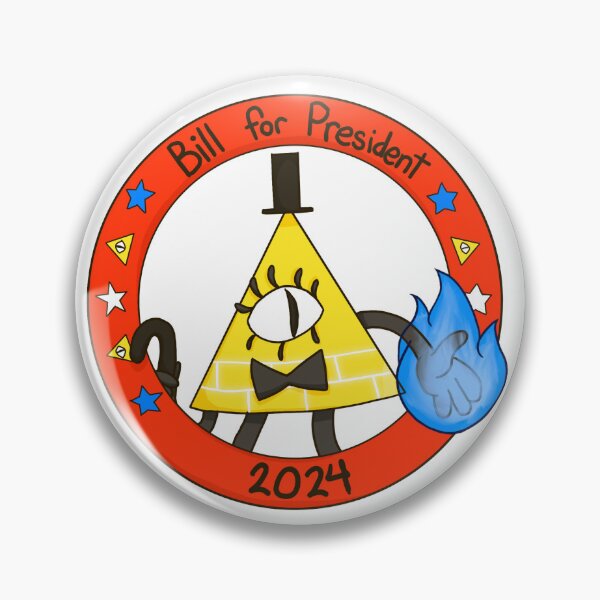 Item preview, Bill Cipher for President 2024 designed and sold by GraceAvalonArts.