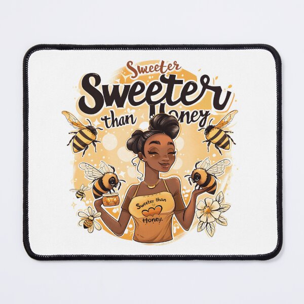 Item preview, Sweeter Than Honey Proud Girl Happy Honey Bees and Flowers designed and sold by scooterbaby.