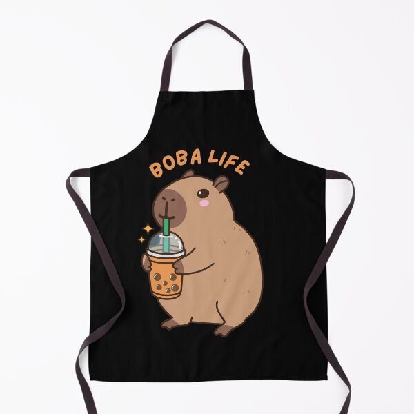 Item preview, Cute boba Tea Lover capybara designed and sold by Artistusha.