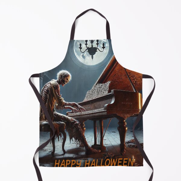 Item preview, Happy Halloween: The Zombie Pianist's Moonlit Serenade designed and sold by MySheetMusicArt.