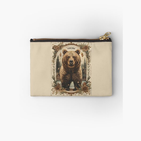 Item preview, Kodiak Brown Bear Alaska Cabins Wilderness Lake Forest designed and sold by scooterbaby.