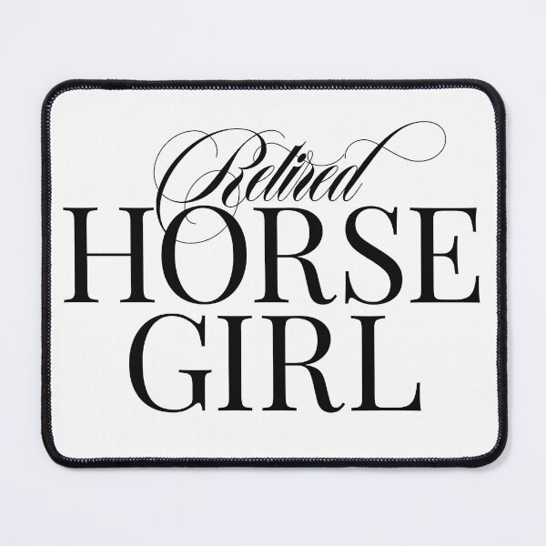 Item preview, Retired Horse Girl Minimalist Graphic designed and sold by NealieSmith.