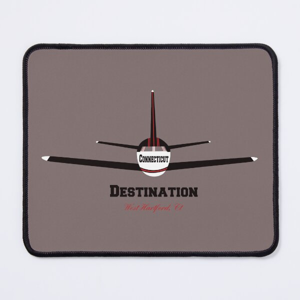 Item preview, Destination West Hartford Connecticut CT Airplane Airport Logo designed and sold by Lartheviking.