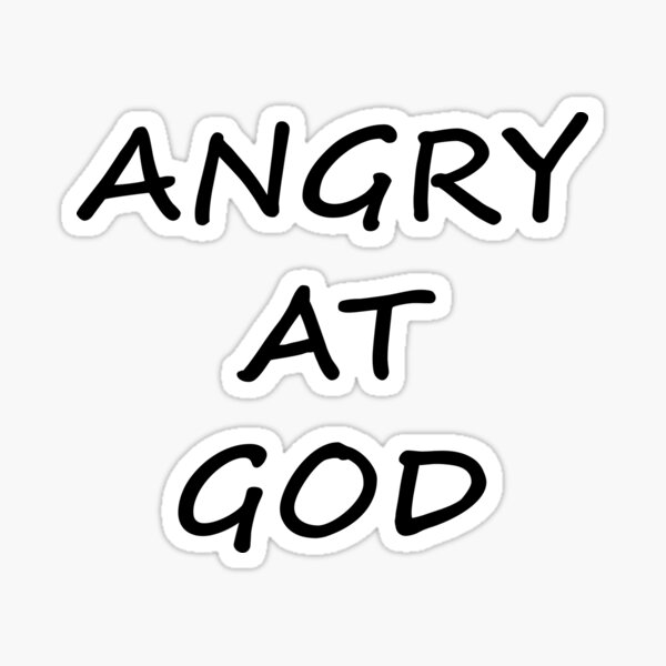 Artikel-Vorschau von ANGY AT GOD - Text Text Design schwarz, designt und verkauft von M-Lorentsson.