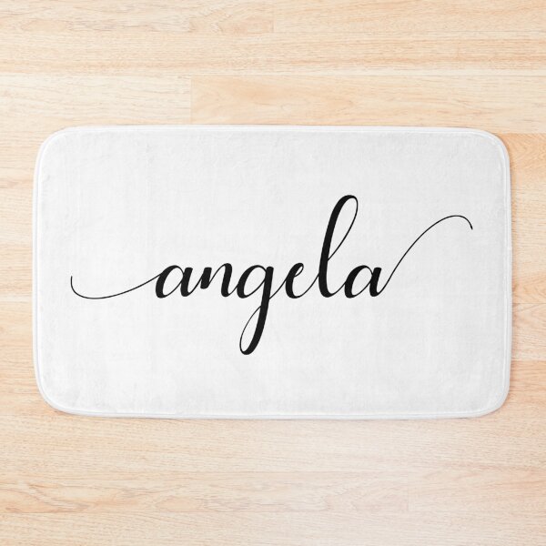 Item preview, Angela - Custom name on delicate black cursive font designed and sold by To the Lua.