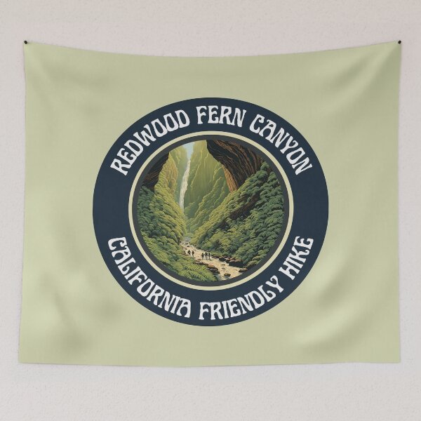 Item preview, Green Fern Canyon Beautiful Vintage Trail Hikers designed and sold by FociCreate.