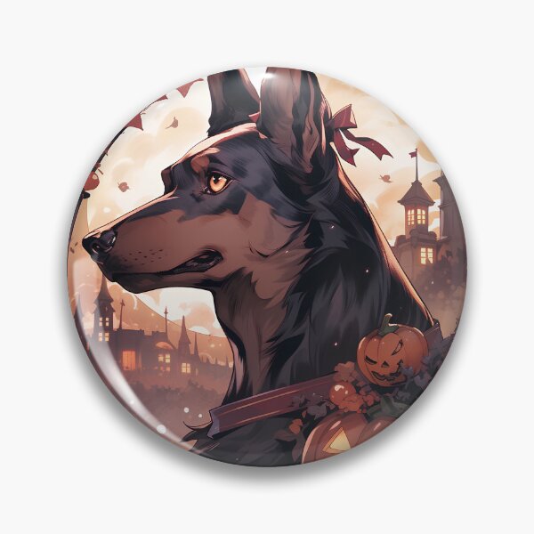 Item preview, Female Doberman, the ultimate lover on Halloween night designed and sold by MinimalSim.