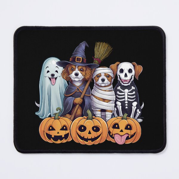 Item preview, Dogs On Halloween designed and sold by Funny Vintage Stickers And T-Shirts.