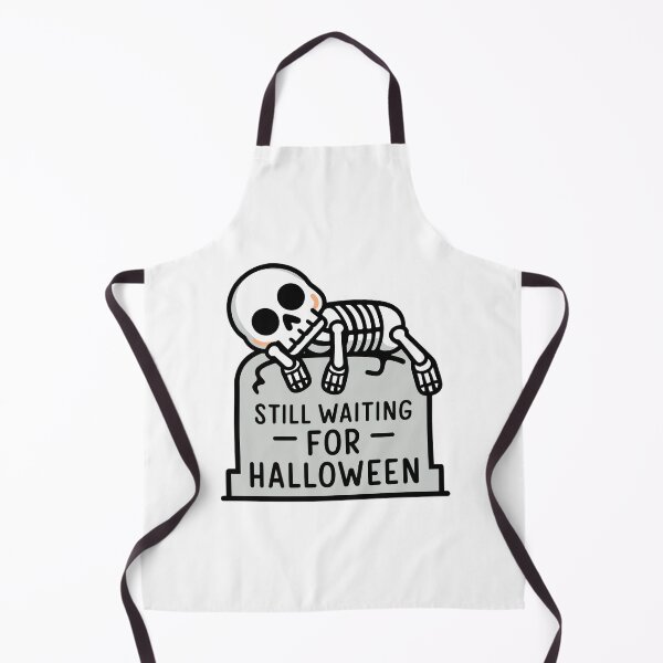Item preview, Still Waiting for Halloween - Funny Skeleton Design designed and sold by markymaarty.