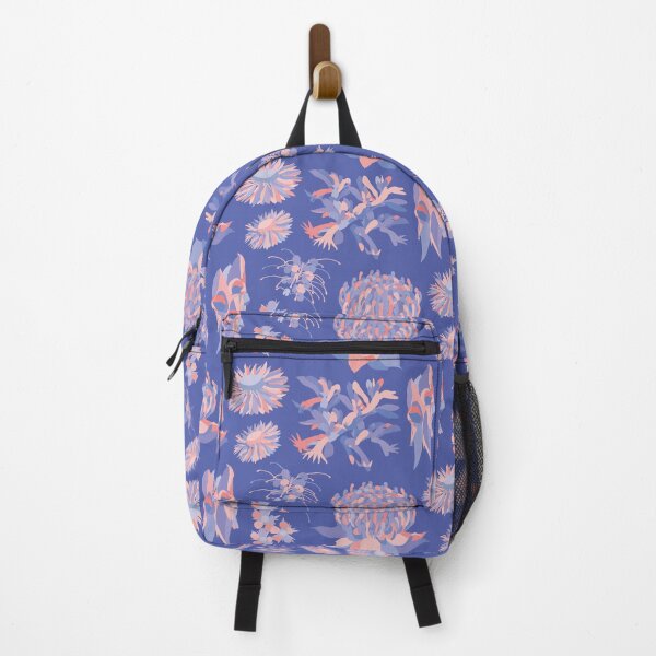 Item preview, Australian flowers pattern purple pink blue designed and sold by blueidesign.