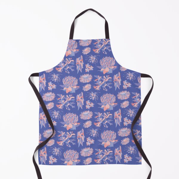 Item preview, Australian flowers pattern purple pink blue designed and sold by blueidesign.