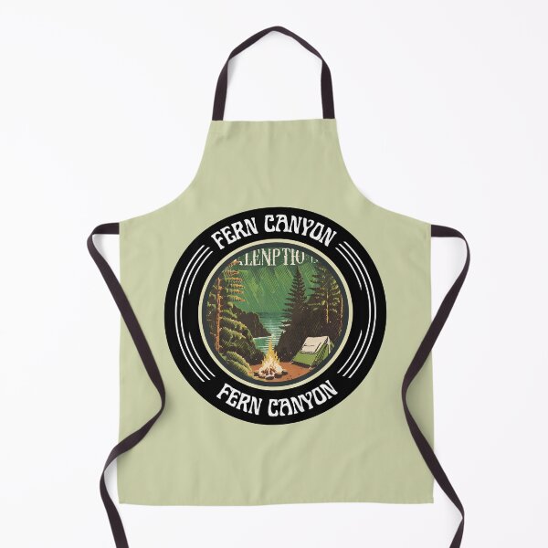 Item preview, Vintage Illustration of Fern Canyon Hike Canyoning Beautiful Camping designed and sold by FociCreate.