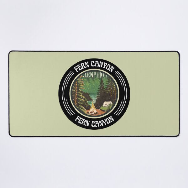 Item preview, Vintage Illustration of Fern Canyon Hike Canyoning Beautiful Camping designed and sold by FociCreate.