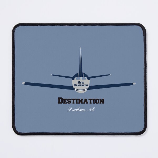 Item preview, Destination Durham New Hampshire NH Airplane Airport Logo designed and sold by Lartheviking.