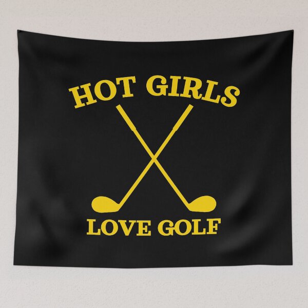 Item preview, Hot Girls Love Golf, Yellow Golf Clubs designed and sold by UNK-Fatigues.