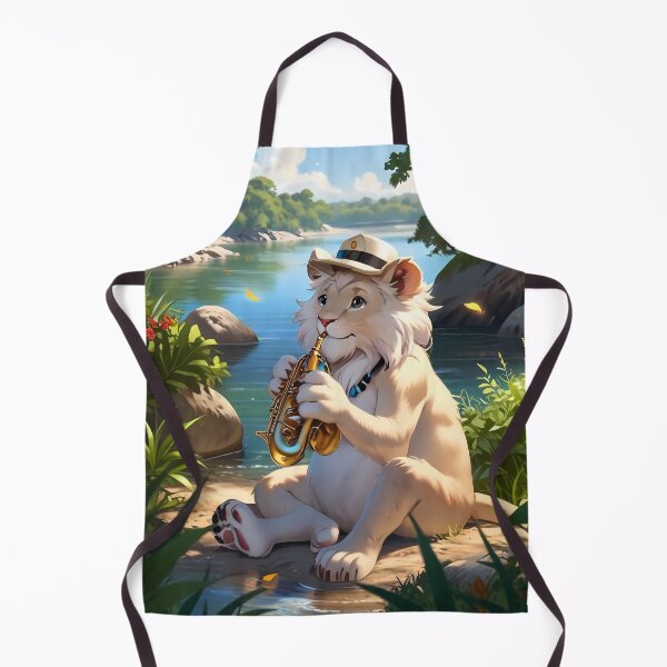 Item preview, White Lion Saxophonist designed and sold by Artbellachi.