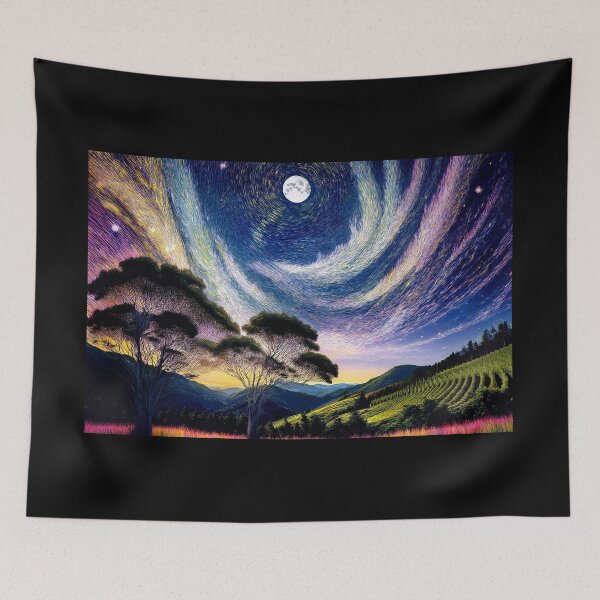 Item preview, Full moon over Barossa valley designed and sold by andreisky.