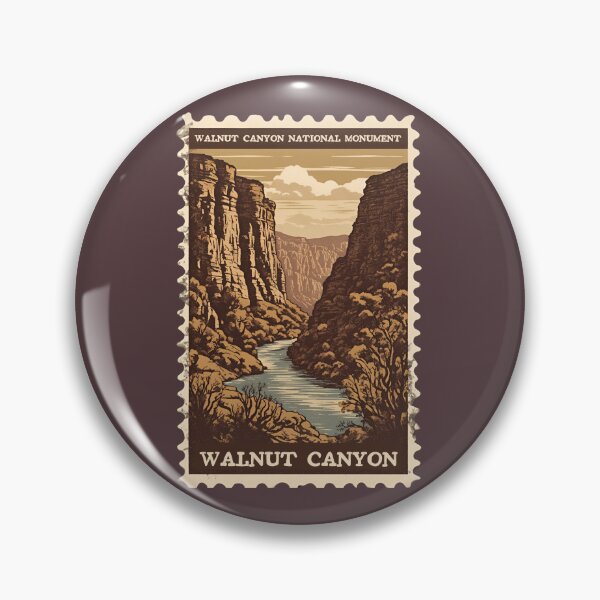 Item preview, Vintage Walnut Canyon Canyoning Hike and Climbing Monument designed and sold by FociCreate.