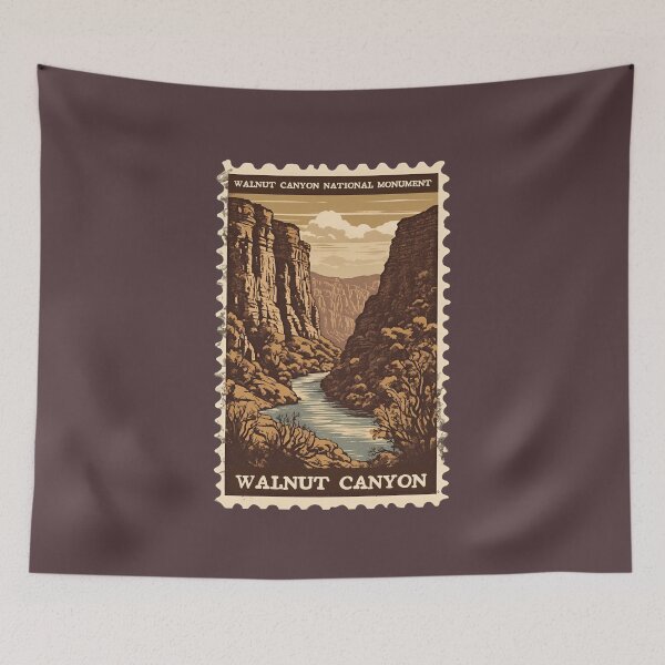 Item preview, Vintage Walnut Canyon Canyoning Hike and Climbing Monument designed and sold by FociCreate.