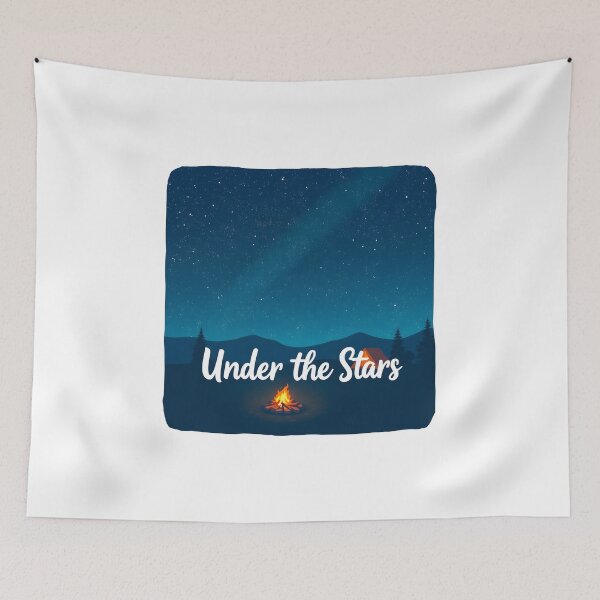 Item preview, Nighttime Camping Scene designed and sold by Quirkhive.