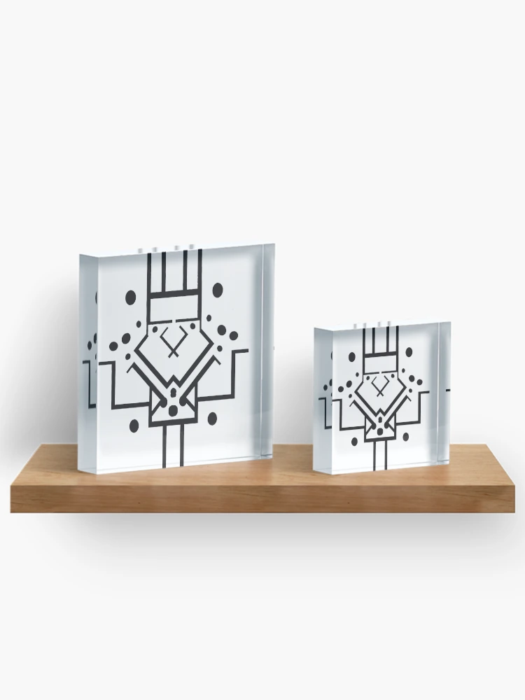 Thumbnail 3 of 5, Acrylic Block, Science Rabbit designed and sold by RuckusMade.