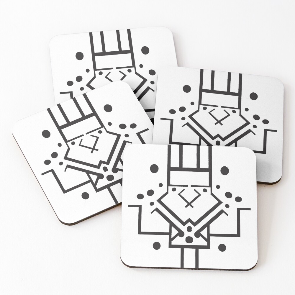 Item preview, Coasters (Set of 4) designed and sold by RuckusMade.