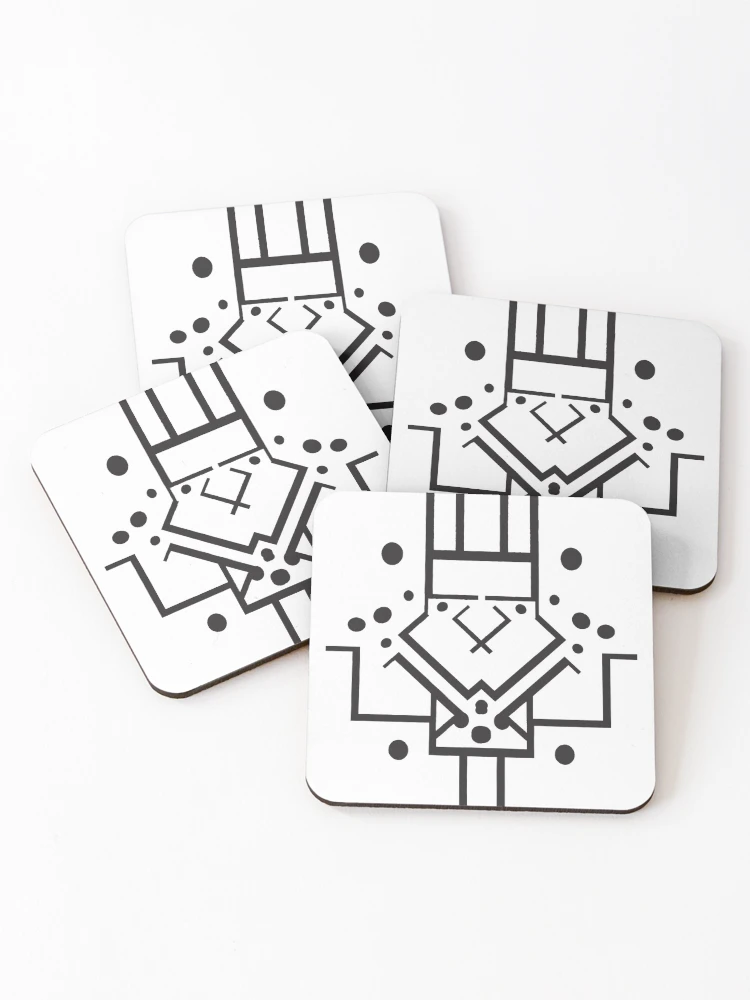 Thumbnail 1 of 5, Coasters (Set of 4), Science Rabbit designed and sold by RuckusMade.