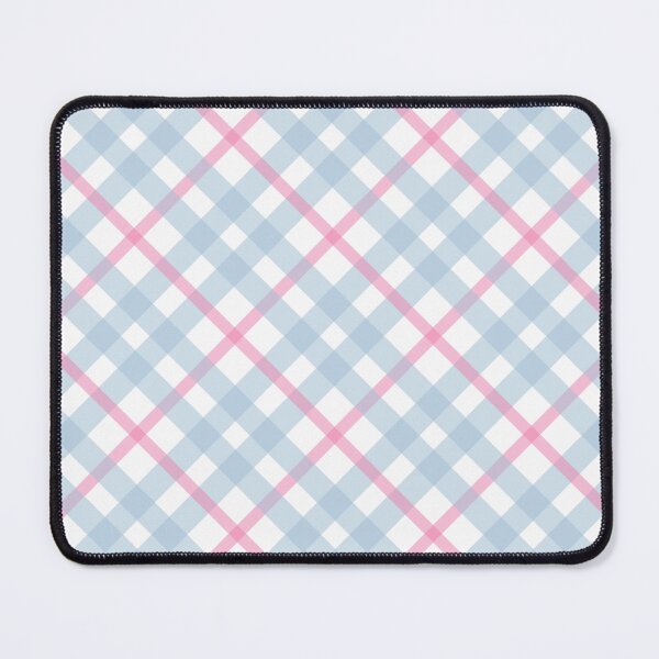 Item preview, Vibrant Blue and Pink Checkered Print designed and sold by 21 Dragonflies.