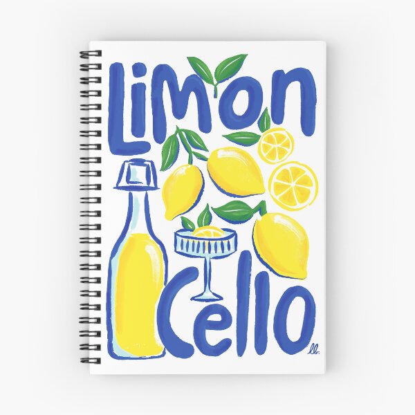 Item preview, Limoncello  and Lemons Illustration designed and sold by Lisa Bellew Creative.