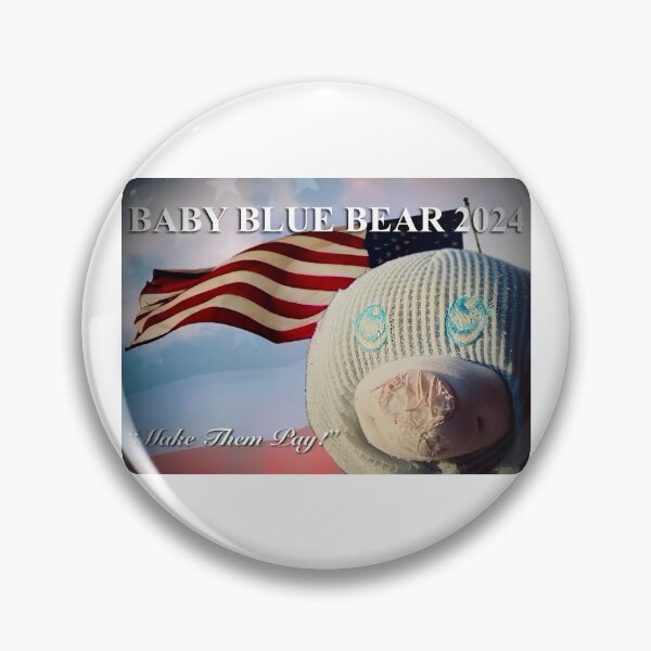 Item preview, Baby blue bear for president designed and sold by Frogman238.
